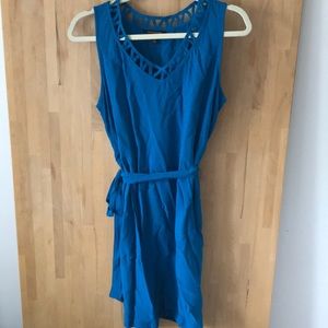 Banana republic summer dress with neckline cutouts